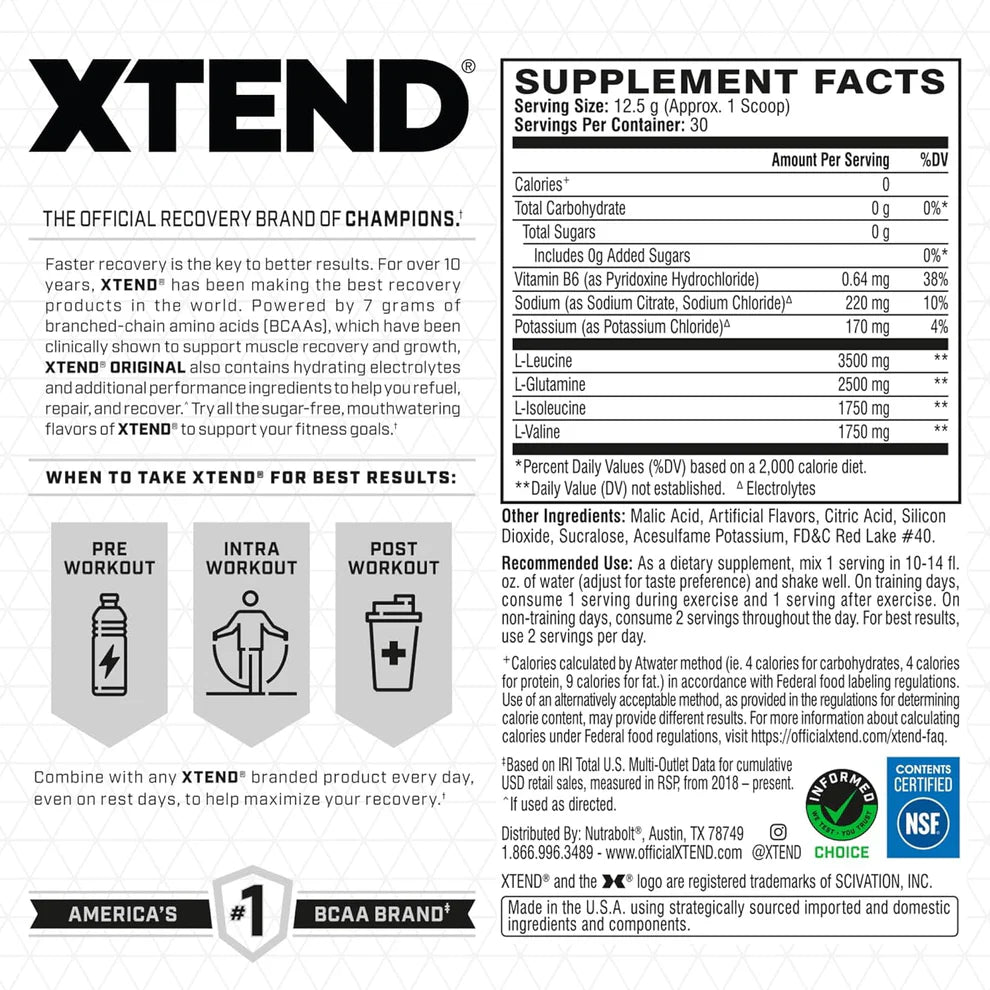 XTEND Original BCAA – 90 Servings