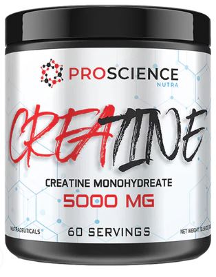 Creatine Monohydrate Powder 5000mg 60 Servings By Pro Science Nutra
