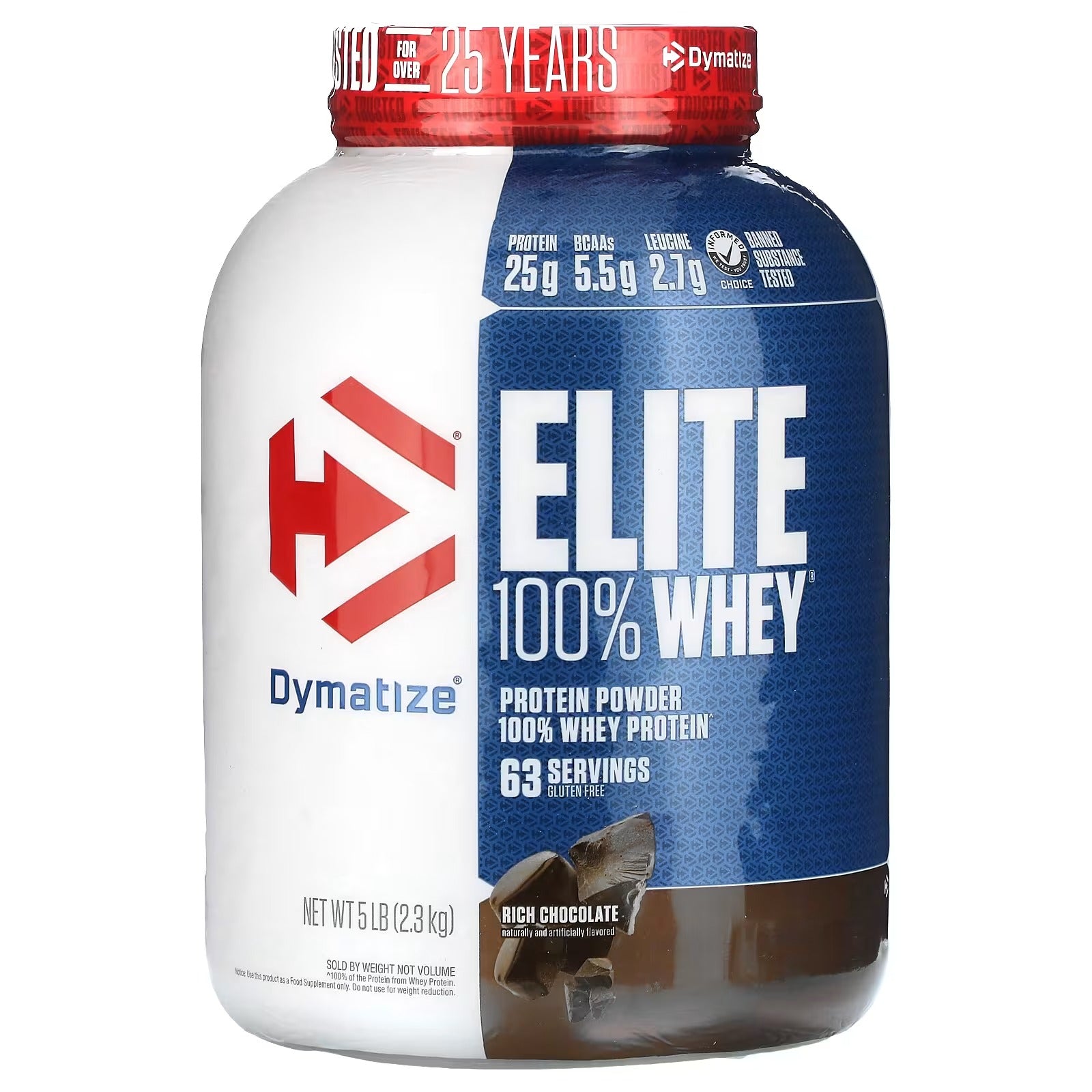 Dymatize Elite 100% Whey Protein Powder 5 lbs