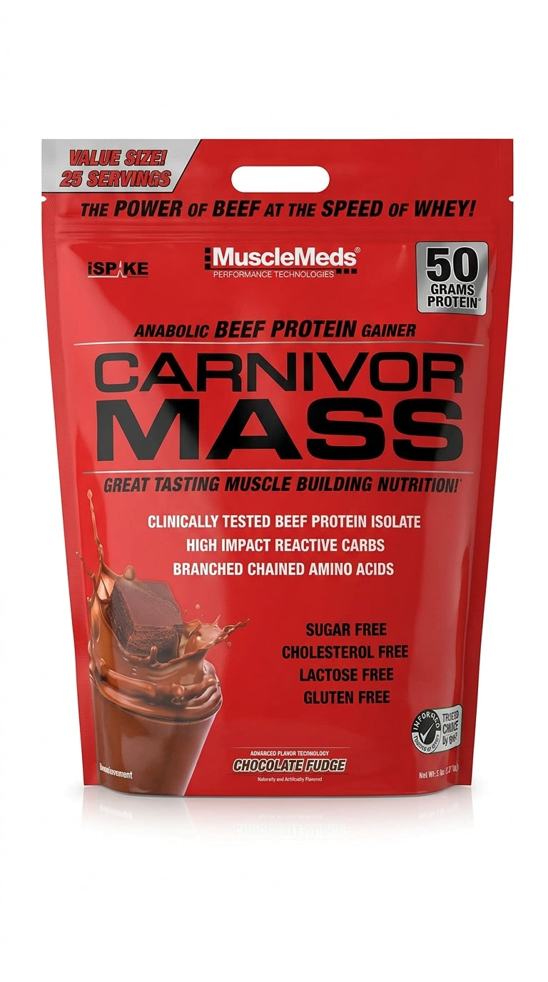 MuscleMeds Carnivor Mass – Anabolic Beef Protein Gainer